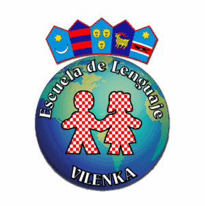 logo escuela de lenguaje vilenka