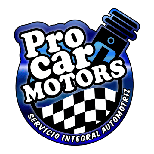 Logo Pro Car Motors. Taller Mecánico, servicio automotriz integral